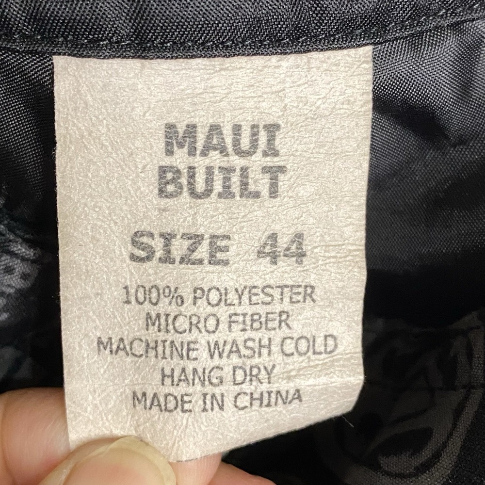 Maui Built Hawaii Board Shorts Pocket All Over Print Swim Surf Men's Size 44 - Picture 5 of 5